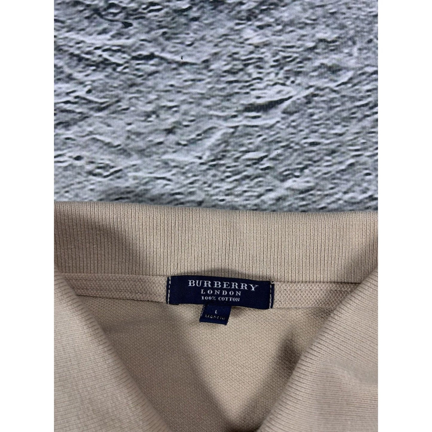 Burberry polo beige nova check vintage