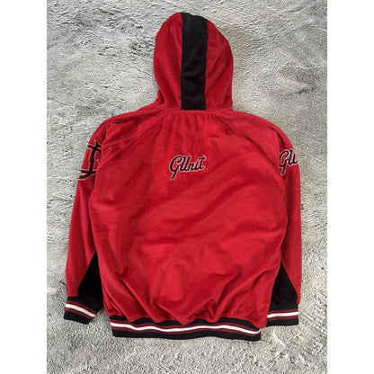 G Unit Track Suit red big logo vintage velour set 50 Cent