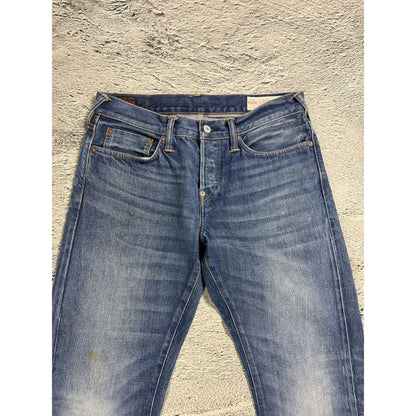 Evisu jeans vintage fisherman seagull logo selvedge denim