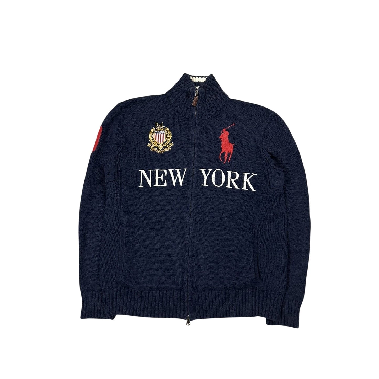 Chief Keef Polo Ralph Lauren zip sweater New York big pony