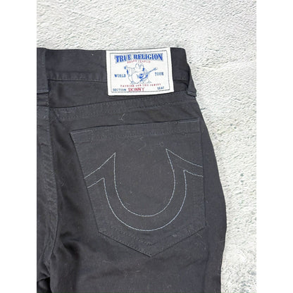 True Religion vintage jeans slim black Y2K