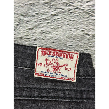 True Religion jeans vintage dark grey Billy flared