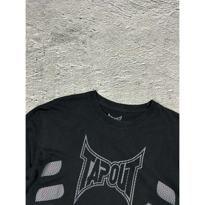 Tapout longsleeve with T-shirt black grey Y2K