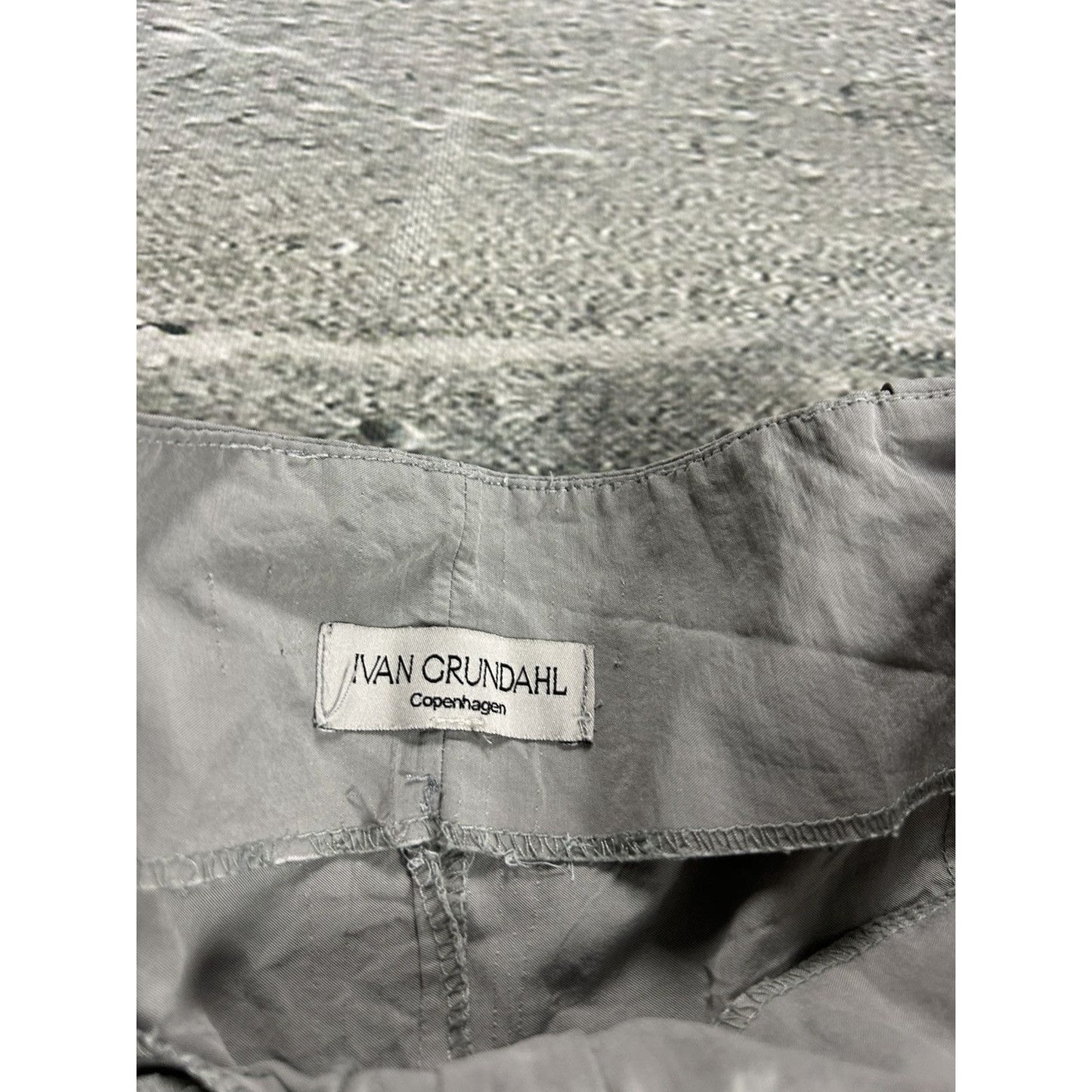 Ivan Grundahl track pants grey cargo baggy