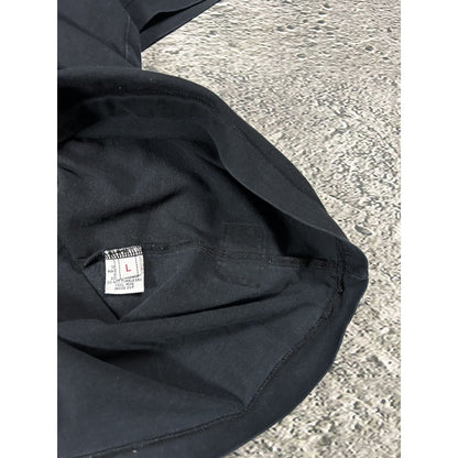 Evisu t-shirt vintage big logo seagull EU ED black pink