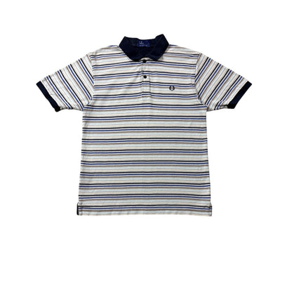 Fred Perry stripped polo Skinhead biege brown