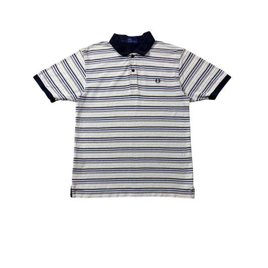 Fred Perry stripped polo Skinhead biege brown
