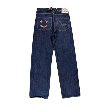 Evisu Yamane jeans smiley face Japanese vintage raw denim