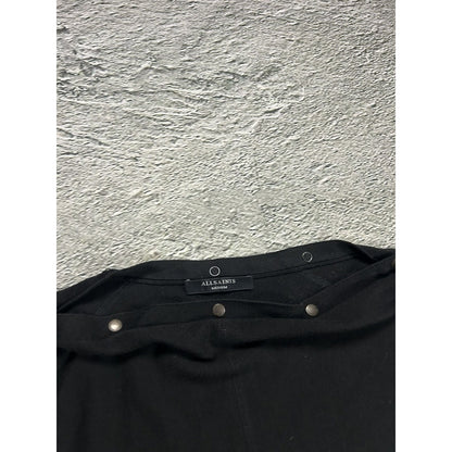 Allsaints Elle Jumper black button-up