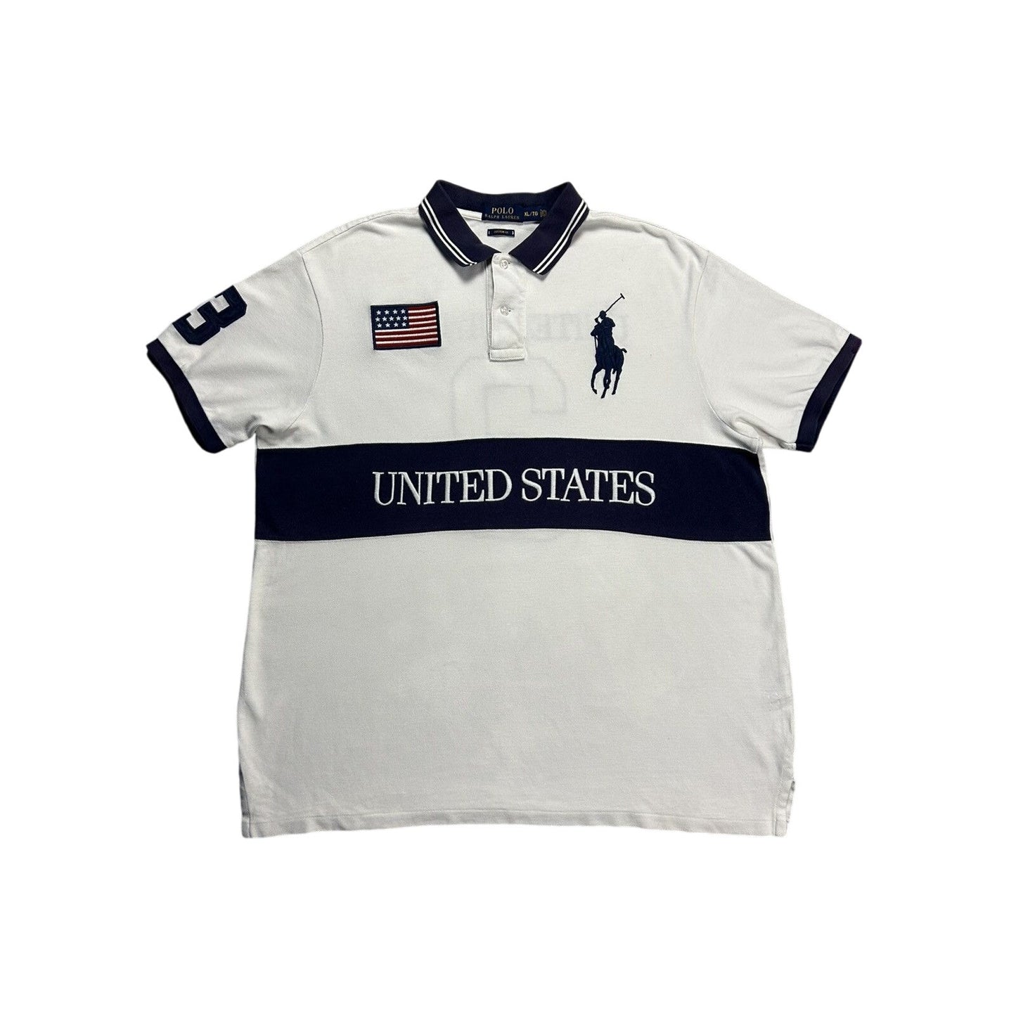 Chief Keef Polo Ralph Lauren USA vintage shirt white