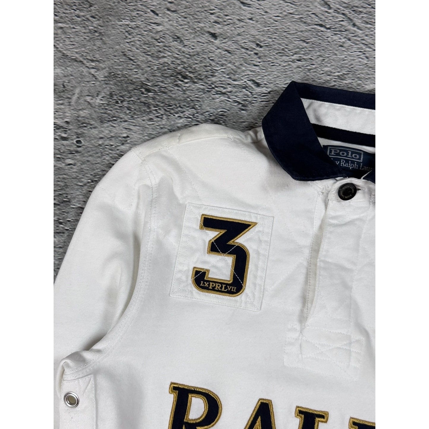 Chief Keef Polo Ralph Lauren longsleeve big logo White