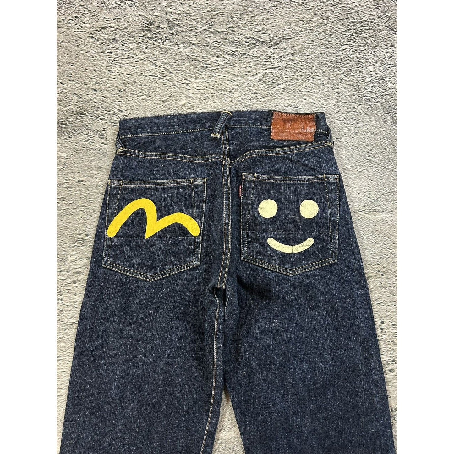 Evisu Yamane jeans smiley face Japanese vintage seagull