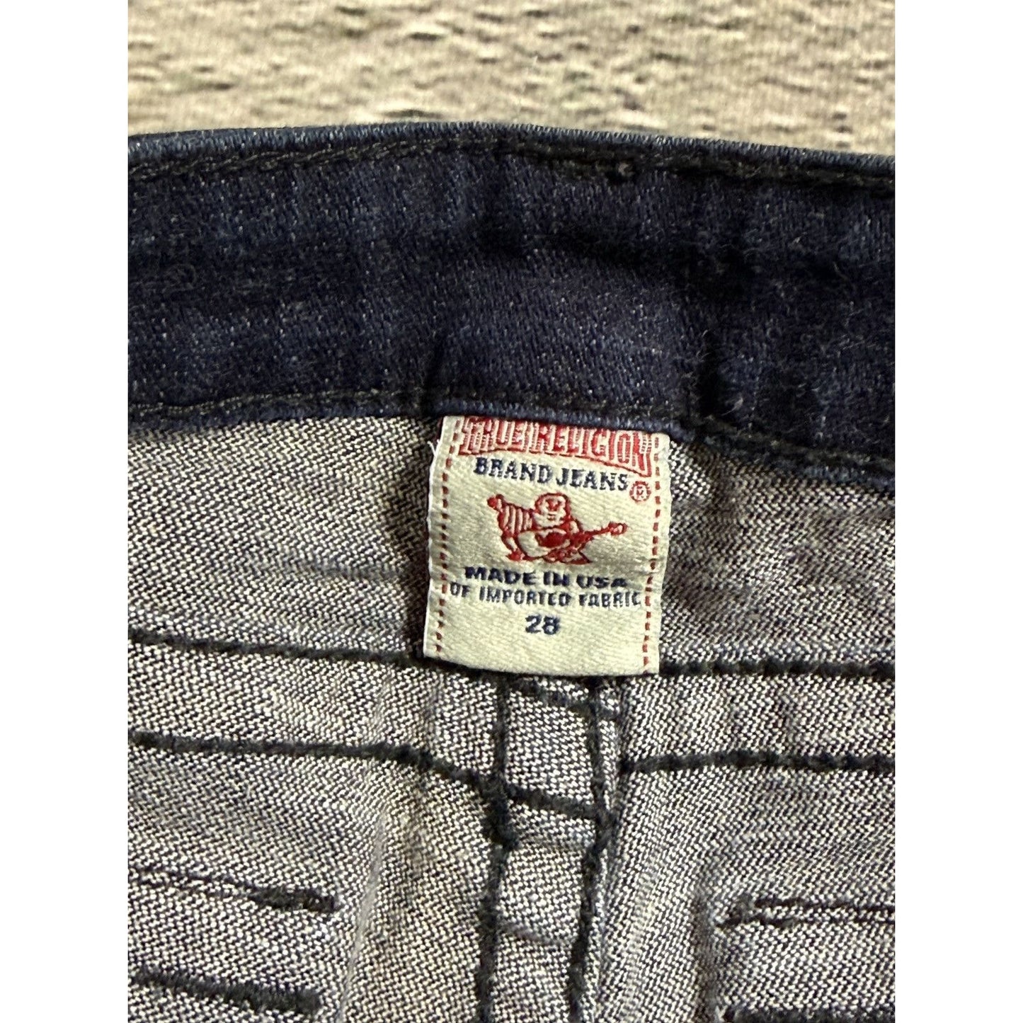 True Religion flared Joey jeans vintage navy black