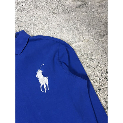 Chief Keef Polo Ralph Lauren USA longsleeve big pony blue