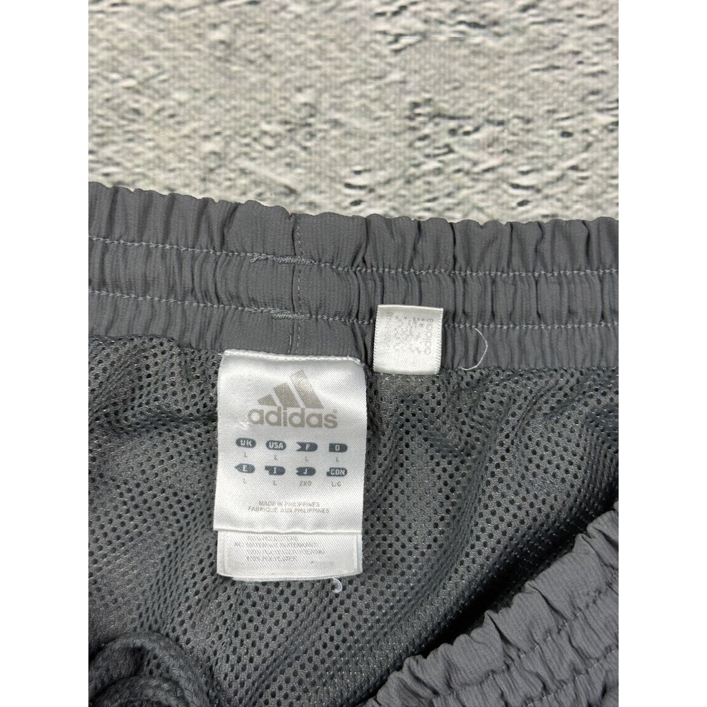 Adidas capri shorts gray vintage
