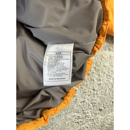 Nike vintage puffer jacket big logo 90s orange