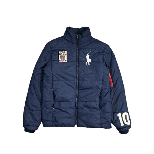 Chief Keef Polo Ralph Lauren vintage navy USA padded jacket