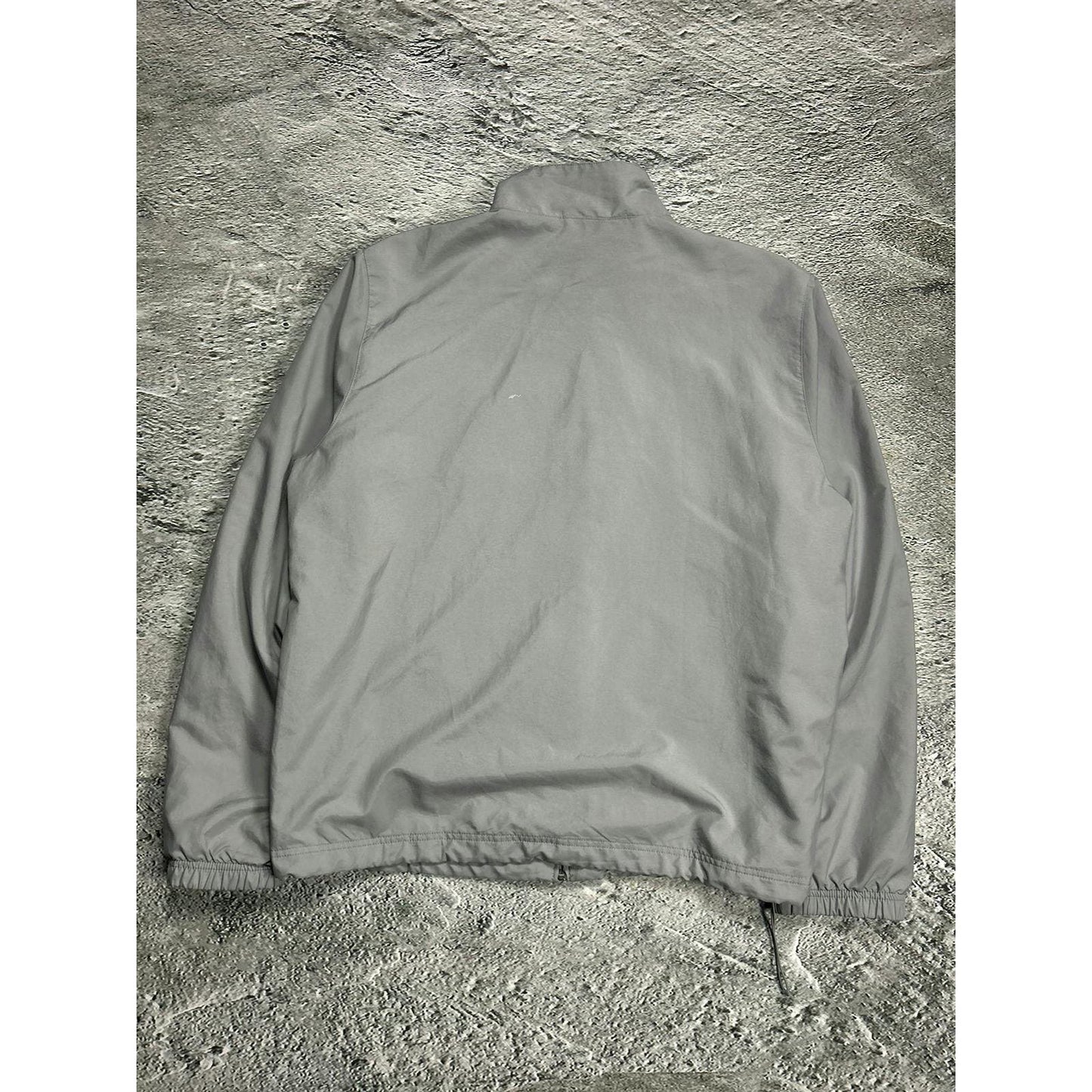 Nike track suit vintage grey black nylon pants jacket Y2K