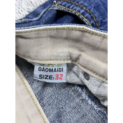 Dragon Embroidery Japanese denim GMD vintage jeans Y2K baggy