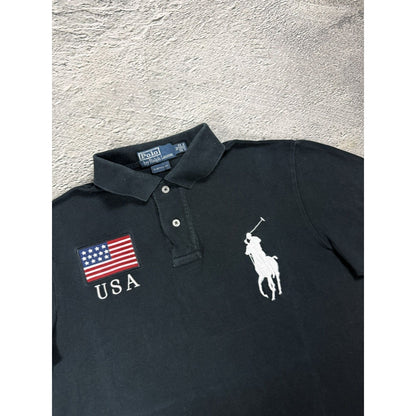 Chief Keef Polo Ralph Lauren USA black Polo t-shirt big pony