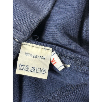 Evisu zip hoodie buttons big log navy logo hoodie
