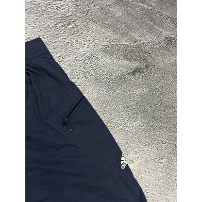 Adidas shorts navy blue cargo nylon pants Y2K
