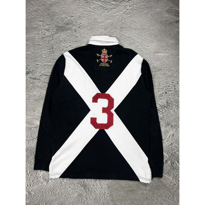Chief Keef Polo Ralph Lauren black longsleeve white X