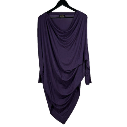 Vivienne Westwood Dress Purple asymmetrical avantgarde