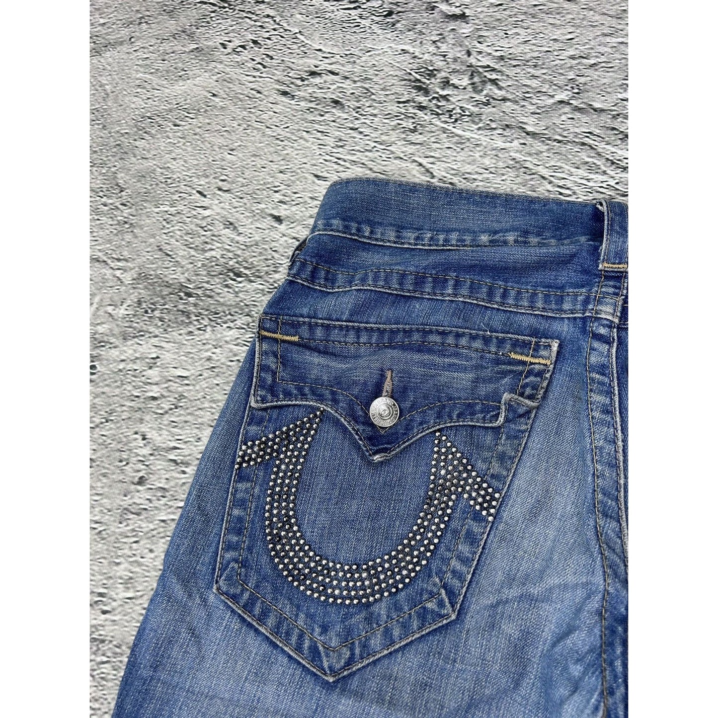 True Religion jeans vintage denim pants straight
