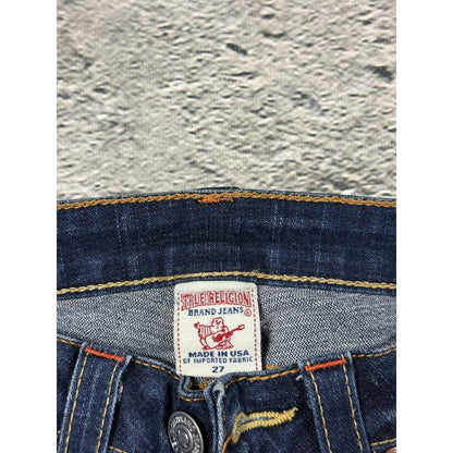 True Religion vintage skinny jeans slim Stella stitching