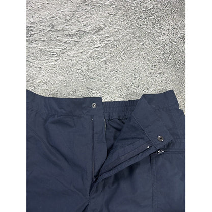 Adidas shorts navy blue cargo nylon pants Y2K