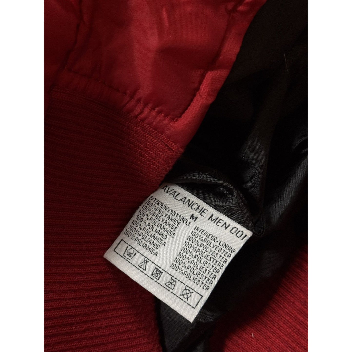 Royal Polo Geografical Norway bomber jacket puffer down red