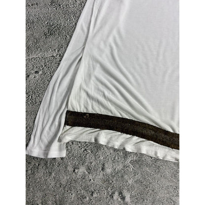 Gucci longsleeve Y2K Tom Ford era white sequin logo