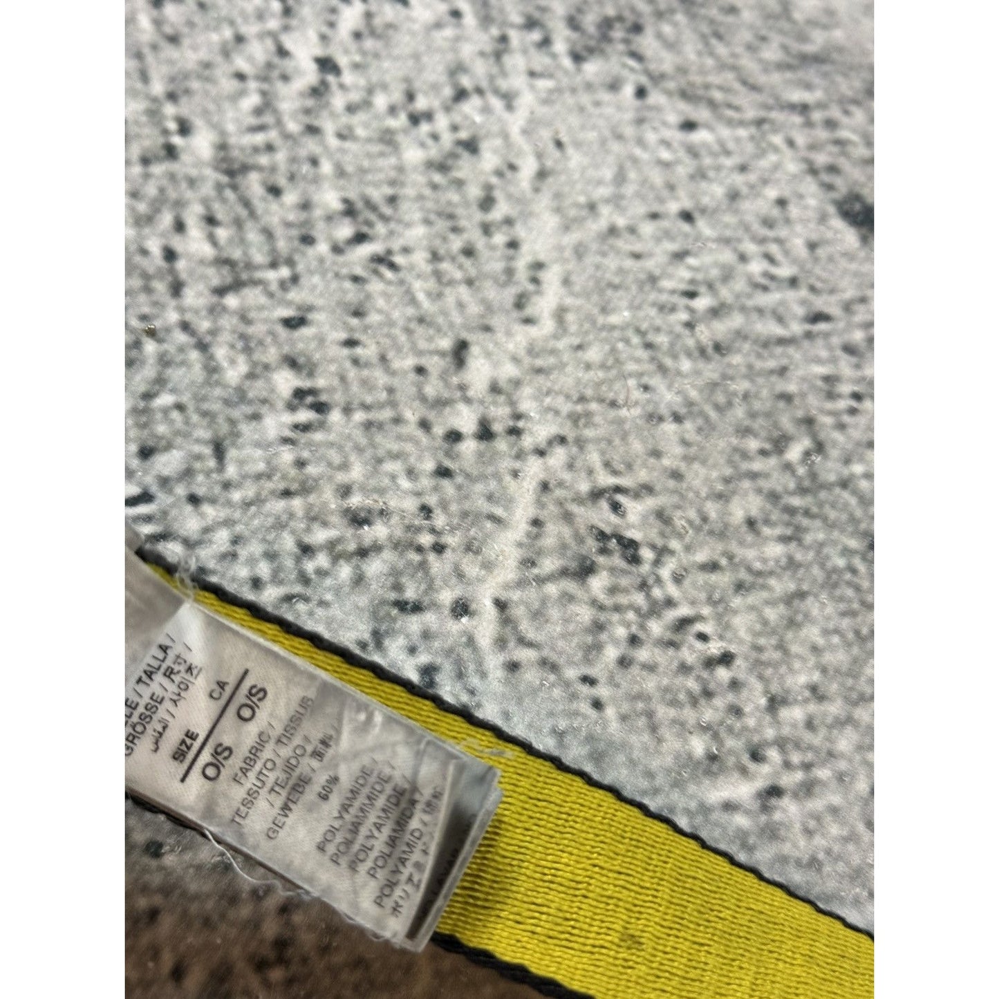 Off-White Yellow tape belt swag