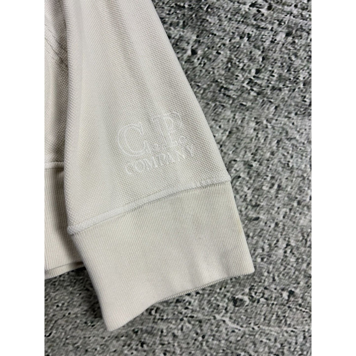 C.P. Company zip hoodie nylon hood white 2005
