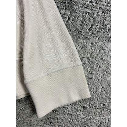 C.P. Company zip hoodie nylon hood white 2005