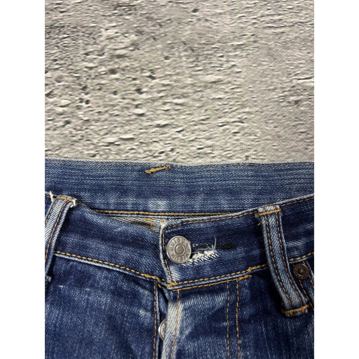 Evisu jeans daicock big logo red selvedge denim Japan