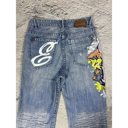 Ecko Untld. vintage jeans denim baggy pants Y2K print