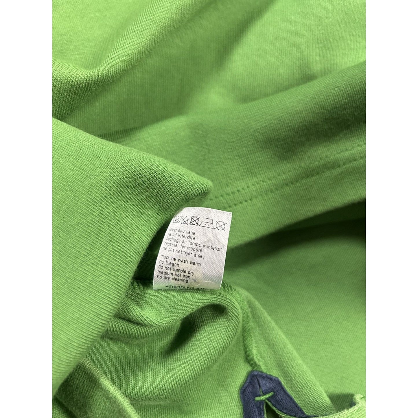 Lacoste green sweatshirt half-zip