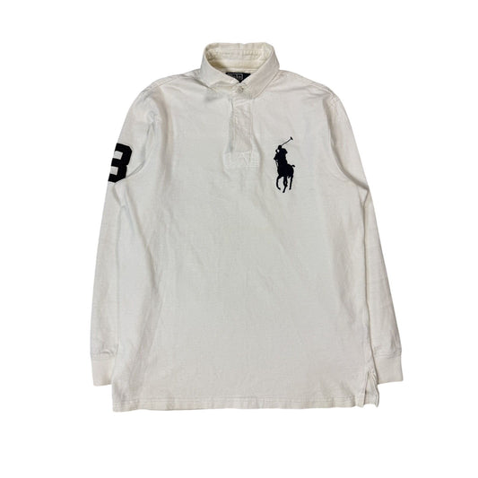 Chief Keef Polo Ralph Laurent Longsleeve white