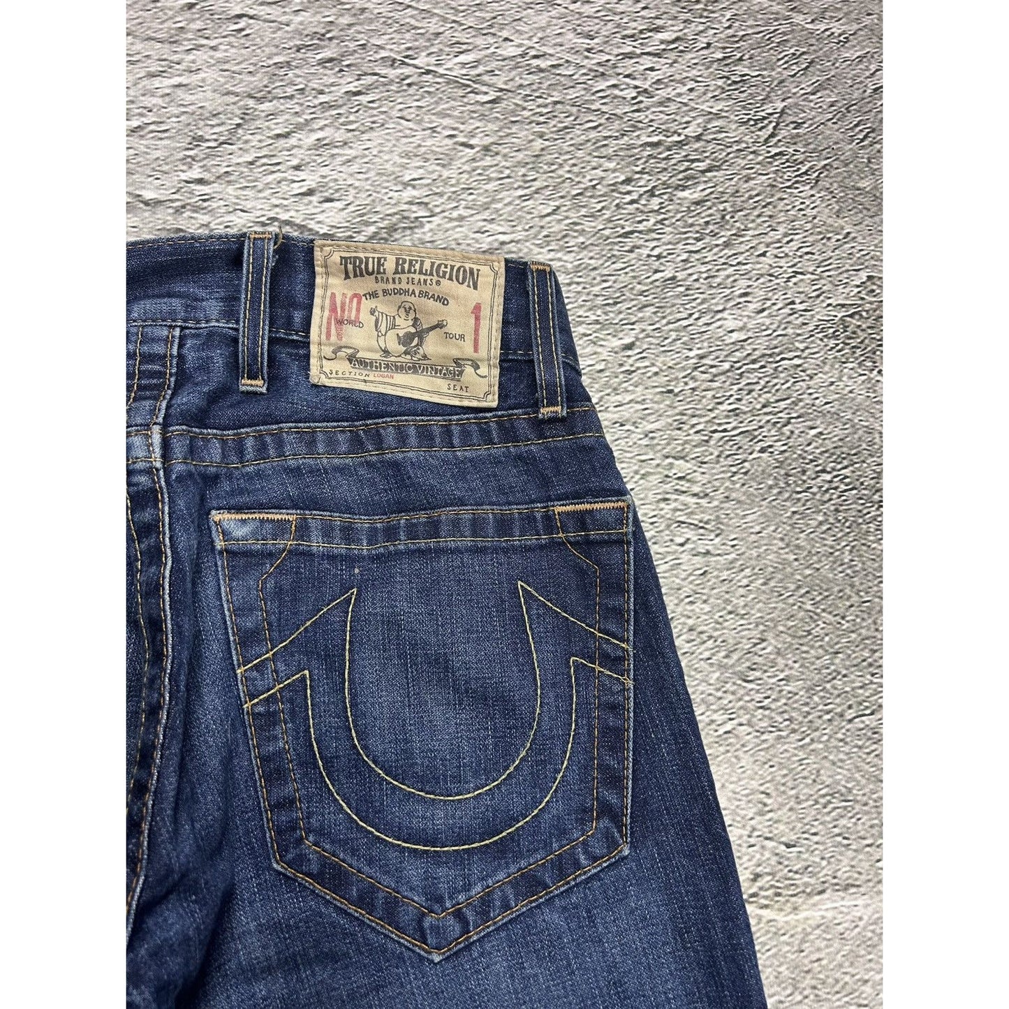 True Religion vintage navy blue jeans bootcut