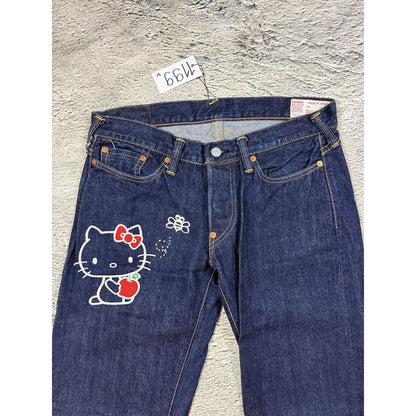 Evisu x Hello Kitty Yamane denim raw made in Japan