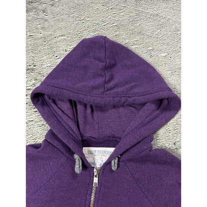 True Religion vintage zip hoodie purple Rhinestones Y2K