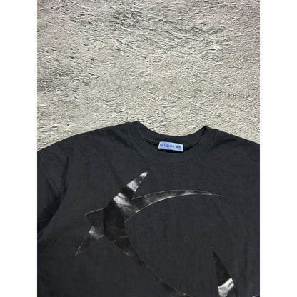 Mugler & HM black T-shirt big logo