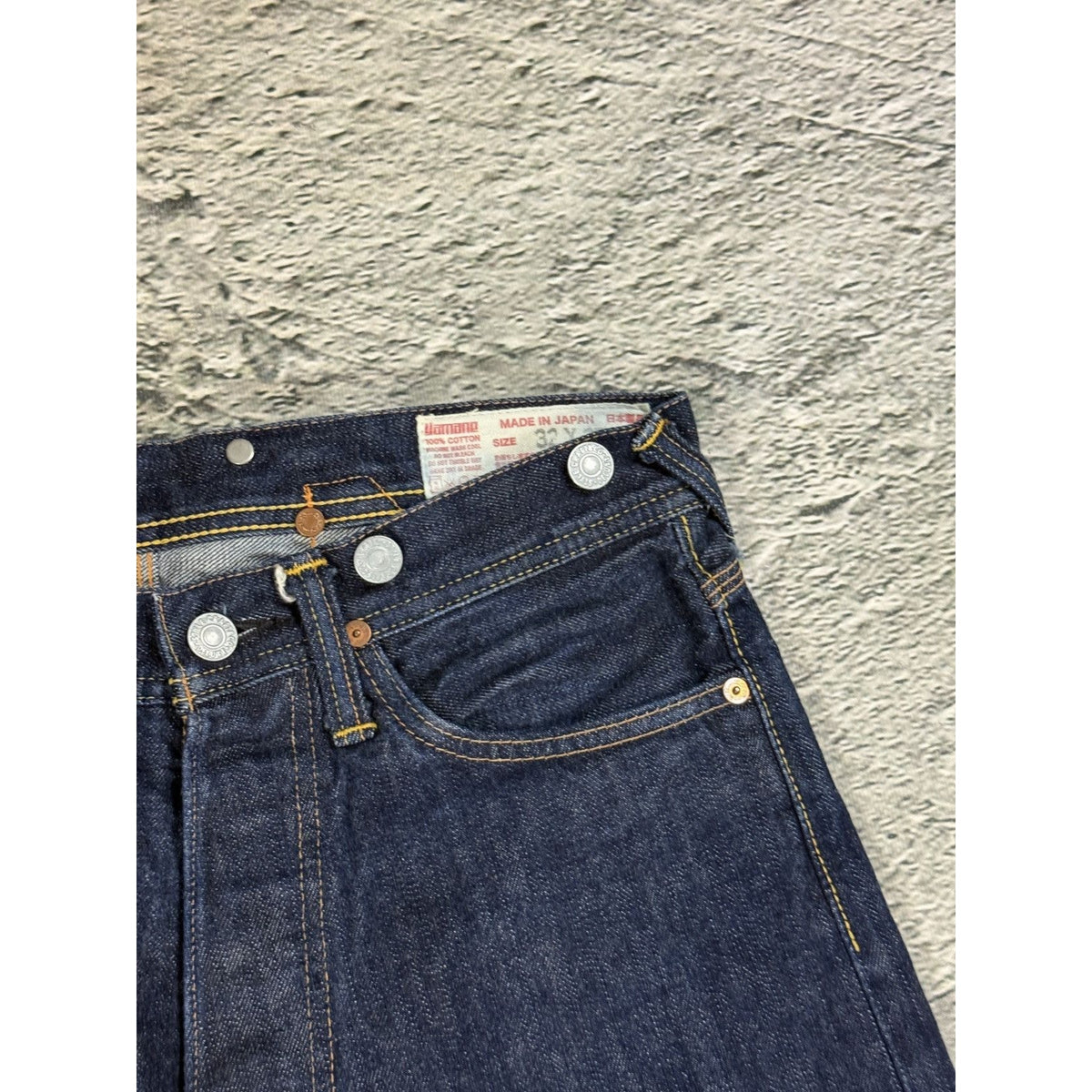 Evisu Yamane jeans smiley face Japanese vintage raw denim