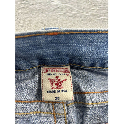 True Religion blue jeans Y2K embroidery