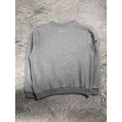 Pelle Pelle sweatshirt big logo 90s beige grey crewneck