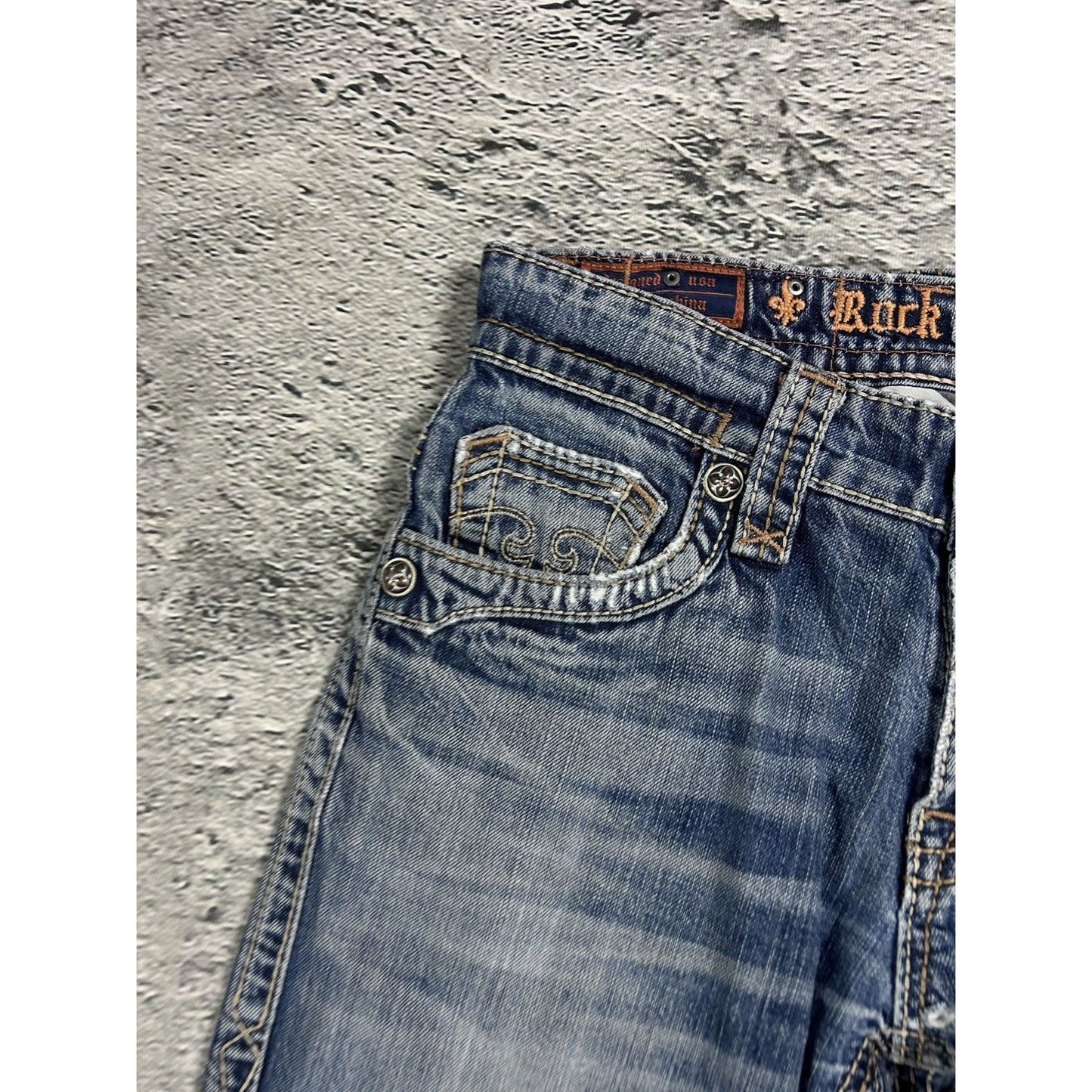 Rock Revival vintage blue jeans Y2K flared