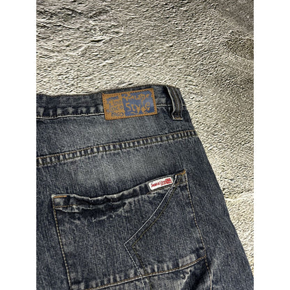 Jorts vintage baggy Y2K navy denim shorts