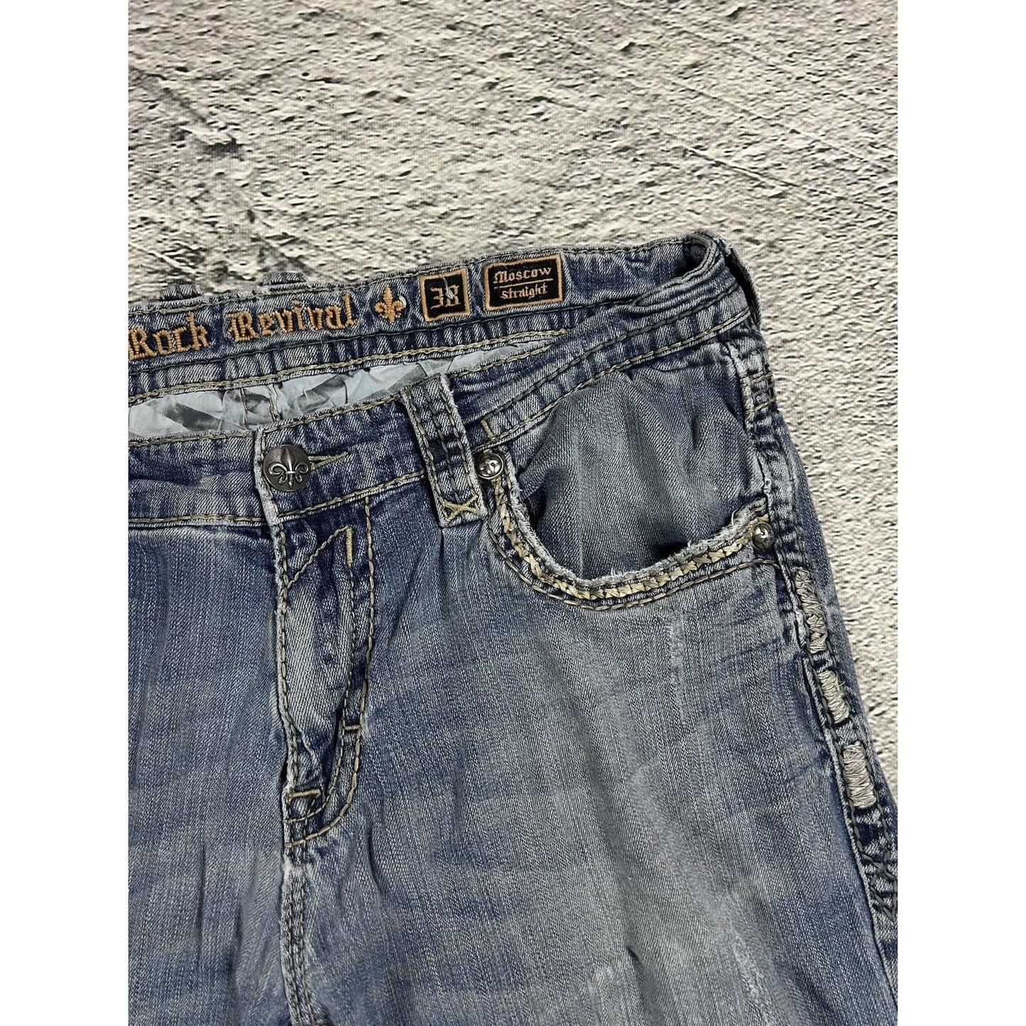 Rock Revival Rogue washed jeans Y2K flared Bootcut